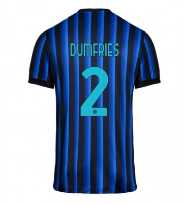 Inter Milan Denzel Dumfries #2 Hjemmebanetrøje 2025-26 Kortærmet